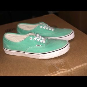 Vans Mint Authentic size 11